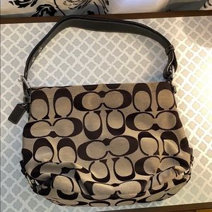 Coach Black Logo Bag